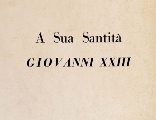 A Sua Santità Giovanni XXIII – Egidio Corbetta