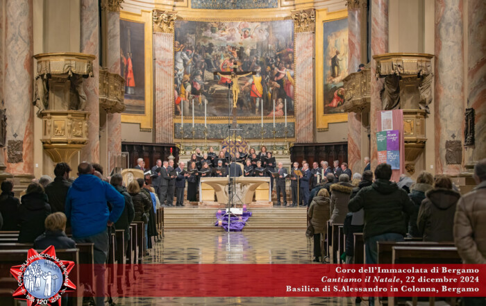 Coro Immacolata - Cantiamo il Natale - 2024-12-22 - Basilica di S.Alessandro in Colonna, Bergamo